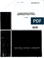 Analytical Relations Between Elastic-Plastic Fracture Criteria - J.G.merkle