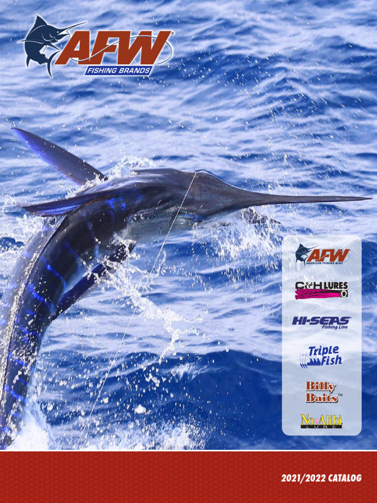 AFW Fishing Brands Catalog 2021 (Reduced File Size) PDF Fishing Tackle Fish And Humans