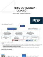 Vivienda y Urbanismo Estructura y Funciones