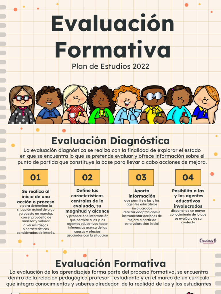 Evaluación Formativa en Preescolar 2022 | PDF | Evaluación | Plan de ...
