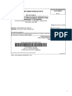 Benjamin Fabian Gonzalez Soto: Boleta de Honorarios Electronica N ° 41 RUT: 20.116.402 8