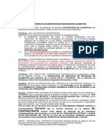 CONTRATO DE SERVICIOS DE PROVISIÓN DE ALIMENTOS Oscar Segundio - Policia