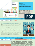 Clase 2 Finanzas y Presupuestos Públicos Del 22 de Agosto 2022