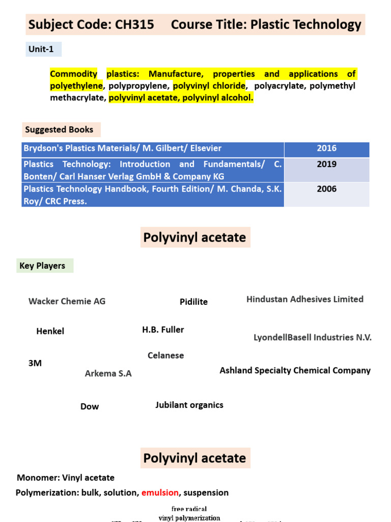 Polyvinyl acetate _Polyvinyl alcohol PDF Polyvinyl Chloride Ethanol