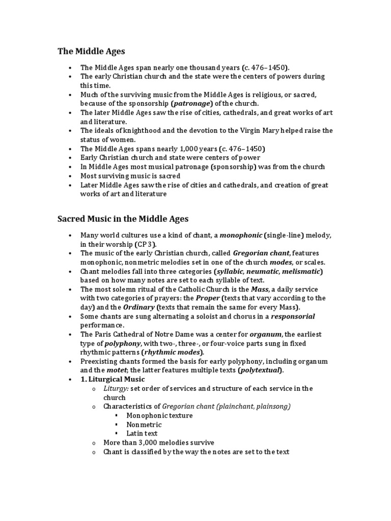 The Middle Ages | PDF | Art