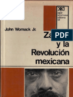 John Womack. Zapata y La Revolución Mexicana