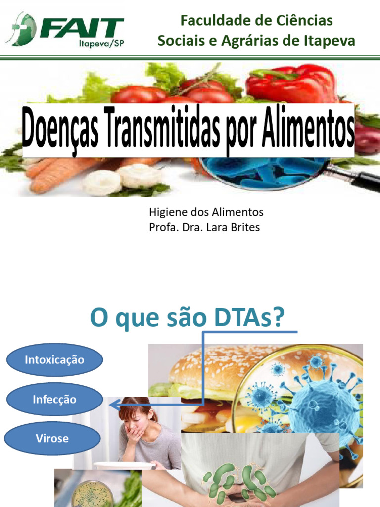 Doenças Transmitidas por Alimentos: Higiene e Prevenção | PDF