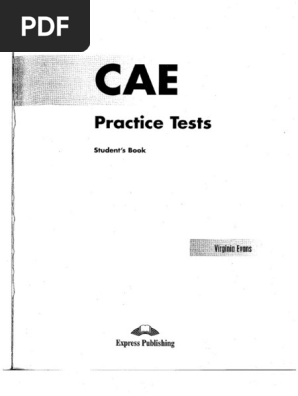 語学+参考書 CAE Practice Tests without Key CAE Practice Tests Plus | PDF