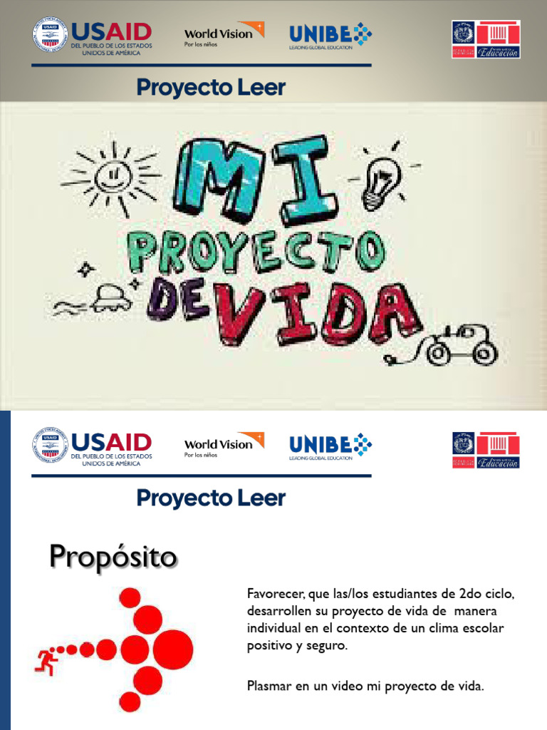 Proyecto de Vida: Guía para Estudiantes | PDF | Planificación