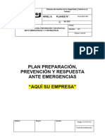 PLA-SST-001 Plan de Preparación, Prevención y Respuesta Ante Emergencias