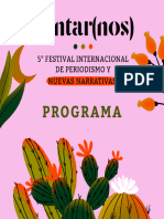 Programa Del Festival Contarnos MX 2023