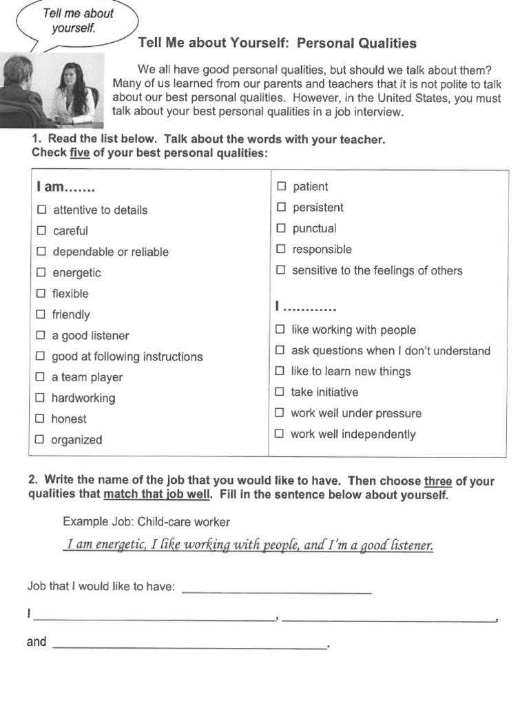 Tell Me About Yourself | PDF