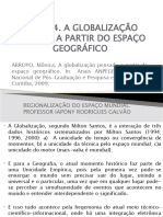 Texto 4. A Globalizao Pensada A Partir Do Espao Geogrfico