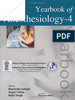 Yearbook of Anesthesiology-4, 2015