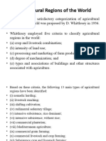 Agricultural Regions of The World - Chap - 04