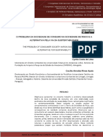 O Problema Da Sociedade de Consumo Na Sociedade de Risco e A Alternativa Pela Via Da Sustentabilidade Aula 01