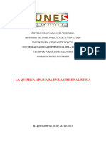 Informe Sobre La Quimica Aplicada A La Criminalistica Del Grupo de Biologia y Fisica.