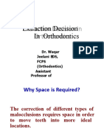 Lec. 32. Extraction Decision in Orthodontic Patients