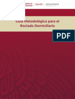 Guia Metodologica para El Rociado Domiciliario