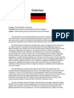 Germany Position Paper DISEC NUMUN