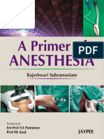 A Primer of Anesthesia, 2008