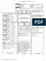 Feuille de Personnage Dungeons & Dragons - D&D 5 Pierre Paradox