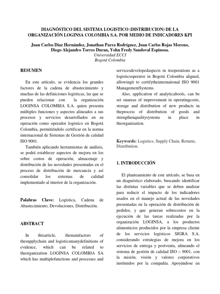 Semana 02 Lectura | PDF | Logística | Gestión de la cadena de suministro