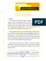 Perspectivas Lingua Portuguesa Generos Textuais e Gramatica