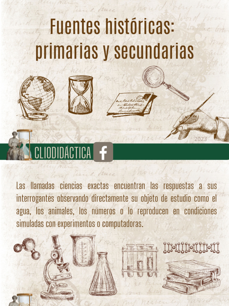Fuentes Históricas Primarias y Secundarias | PDF