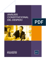 Análisis Constitucional Del Despido