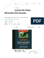 Cartilla Consumo-De-Sales-Minerales-Del-Ganado - PDF - Calcio