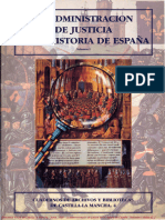 La Administracion De) Usticia en La Historia de Esp: Cuadernos de Archivos Y Bmuotecas de Castilia-Ia Mancha