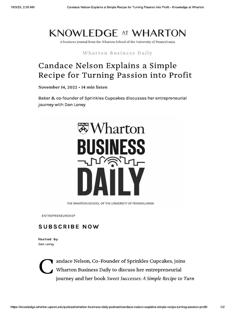 Candace Nelson Explains A Simple Pdf
