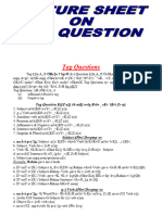 Tag Question Lecture Sheet
