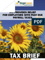 Oct 2011: IRS Provides Relief For Employers With Past Due Payroll Taxes