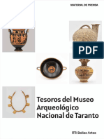 KIT de PRENSA Tesoros Del Museo Arqueológico Nacional de Taranto