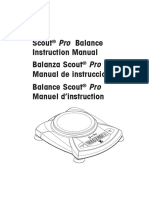 Instruction Manual Scout Pro