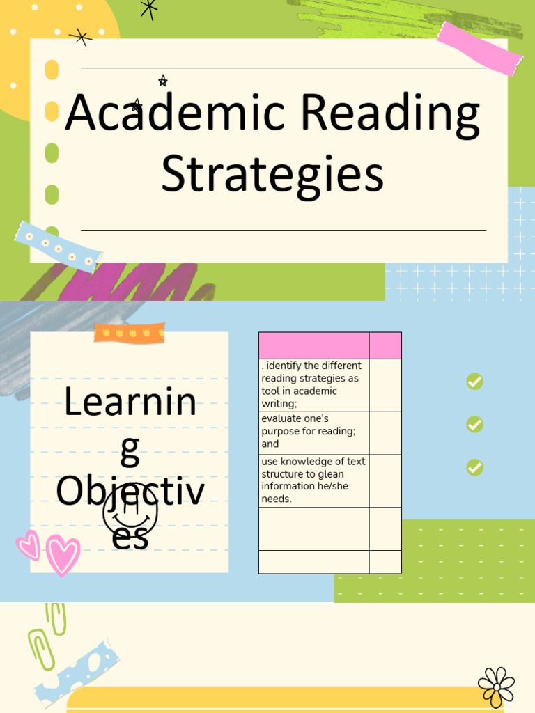 Academic Reading Strategies and Text Structures PDF