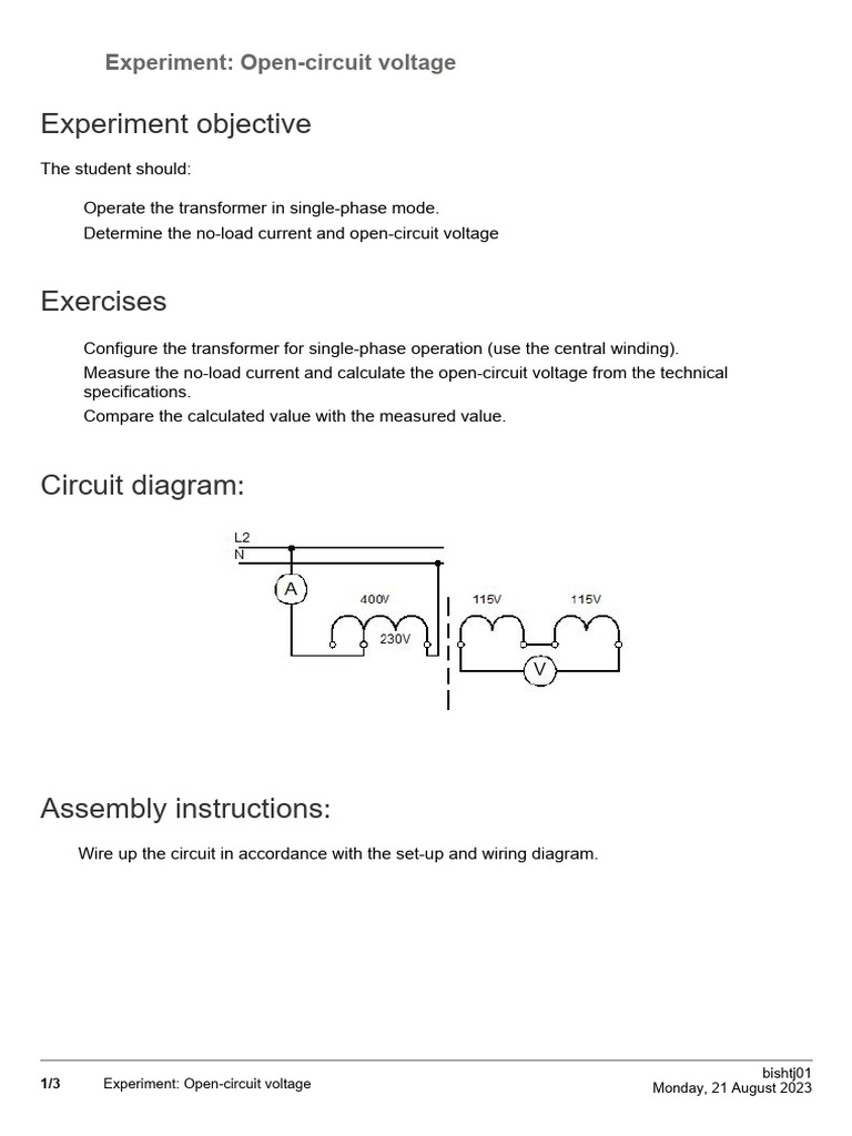 Open Circuit PDF