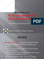 Pertemuan 2 Pengantar Sistem Politik Indonesia