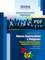 1. UF11 Valores Espiritualidad y Religiones 2016