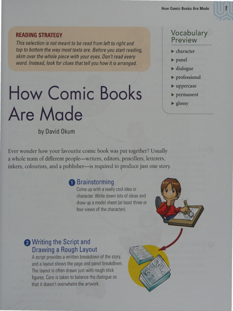 How Comic Books Are Made PDF