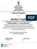 Certificates SHOWTIME