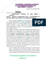 Solicito Intervension para La Exoneración de Pago Por Copias Grover Vargas