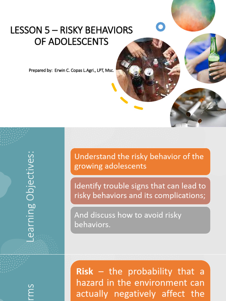 Understanding Adolescent Risky Behaviors | PDF | Adolescence | Mdma