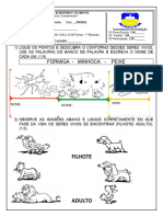 Atividade Avaliativa - 1 Ano - 1º Bi