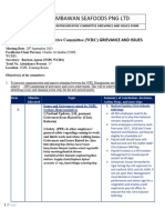 NSPL WRC Grievances and Issues For Sept-2023