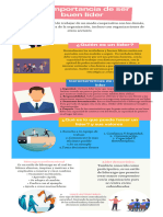 Azul Rosa y Amarillo Gráfico Plano Leyes de Movimiento Física Infografía