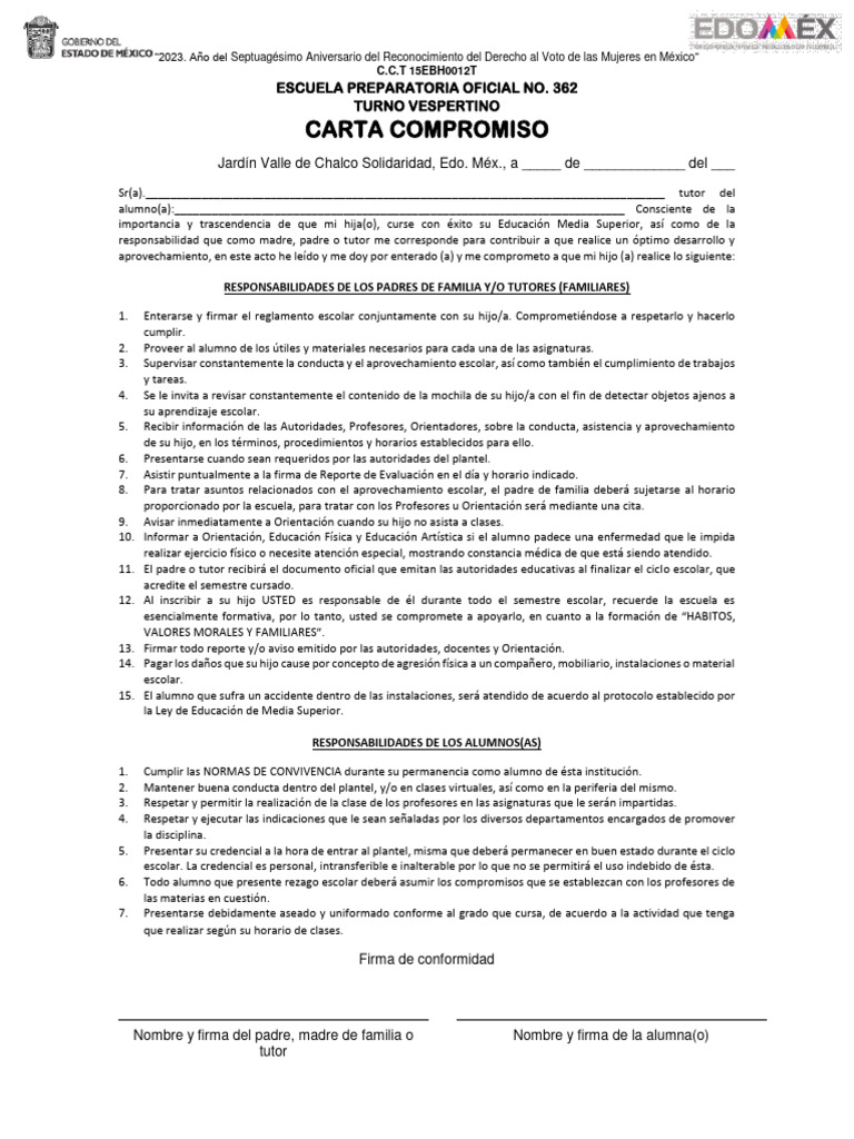 Carta compromiso epo362 pdf