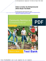 Community Nutrition in Action An Entrepreneurial Approach 7th Edition Boyle Test Bank